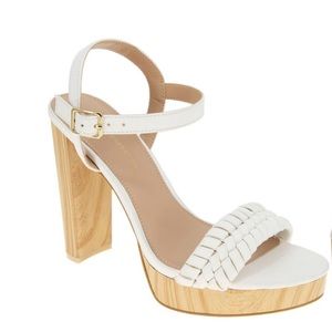 NEW Woven Strap, Chunky woodgrain platform